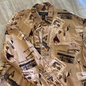 Fisherman!!! L Button down, long sleeve